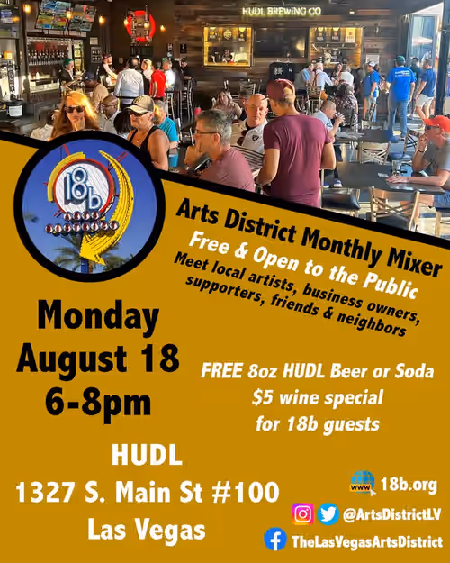 Arts District Monthly Mixer Event Image