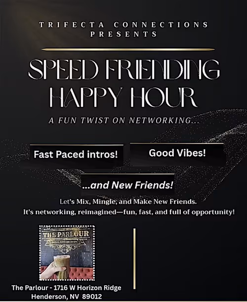Speed Friending Happy Hour Event Image