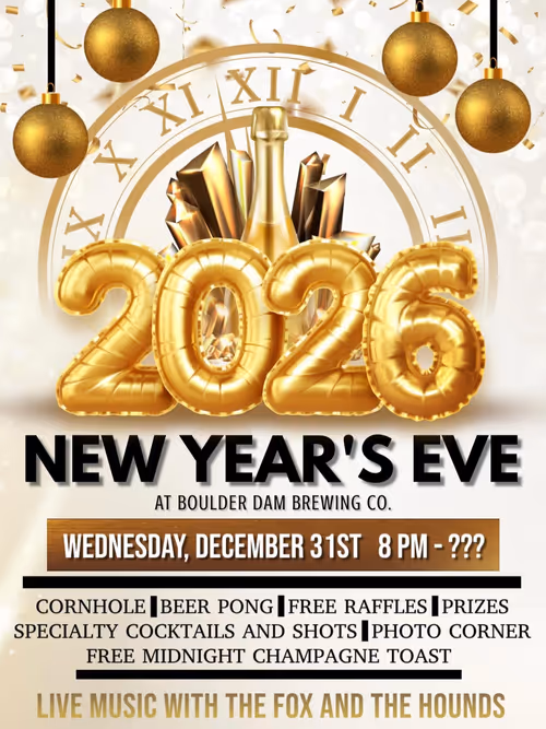 New Year's Eve at Boulder Dam Brewing Co. Event Image