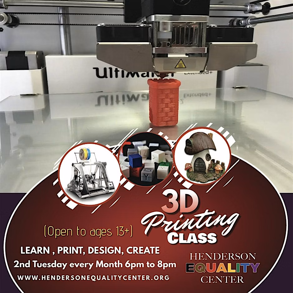 3D Printing Class Event Image