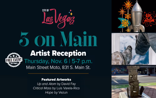 3 on Main Artist Reception Event Image