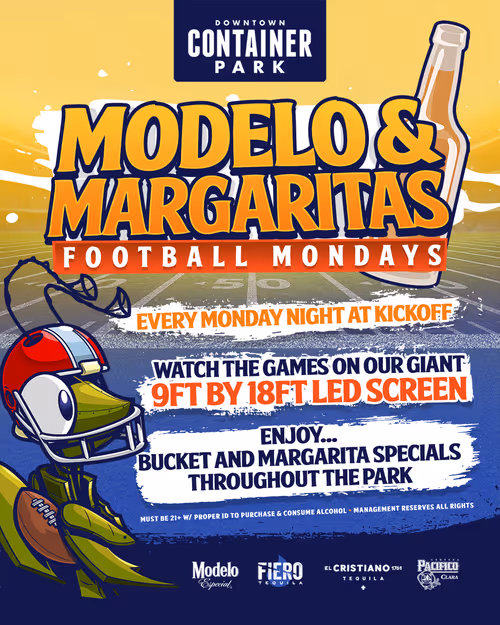 Modelo and Margaritas Football Mondays Event Image