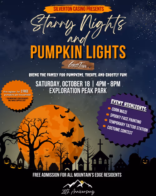 Starry Nights and Pumpkin Lights Event Image