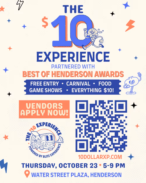 The $10 experience Event Image