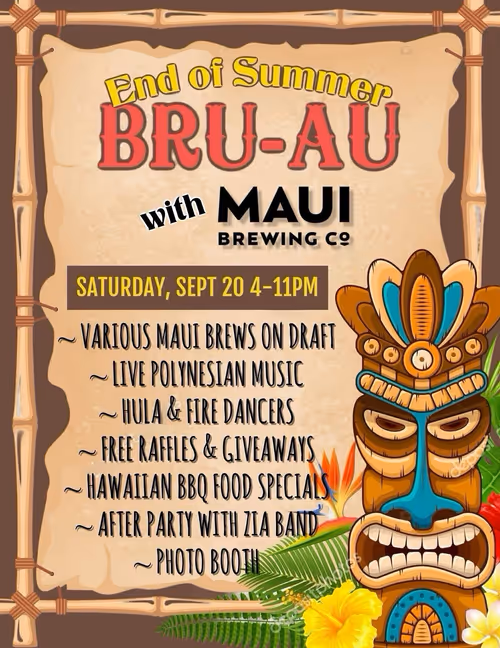 End of Summer Bru-Au with Maui Brewing Event Image