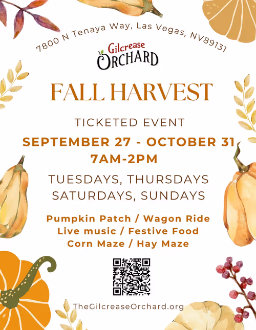 Gilcrease Orchard Fall Harvest Event Image