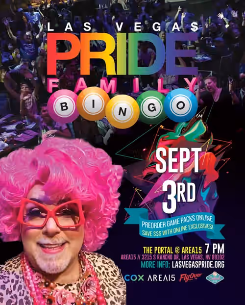 PRIDE Family Bingo Event Image