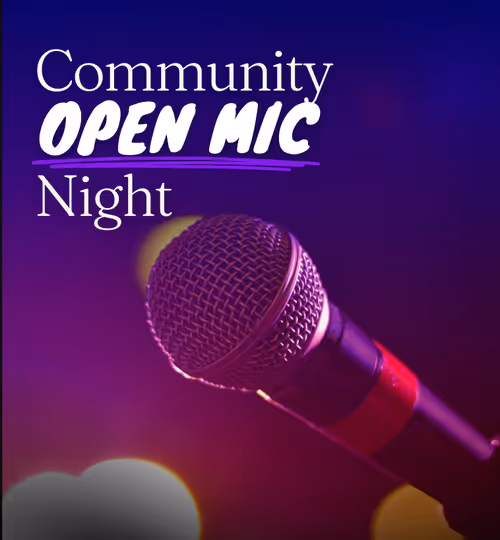 Community Open Mic Night Event Image