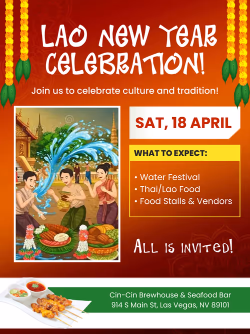 Lao New Year Celebration Event Image