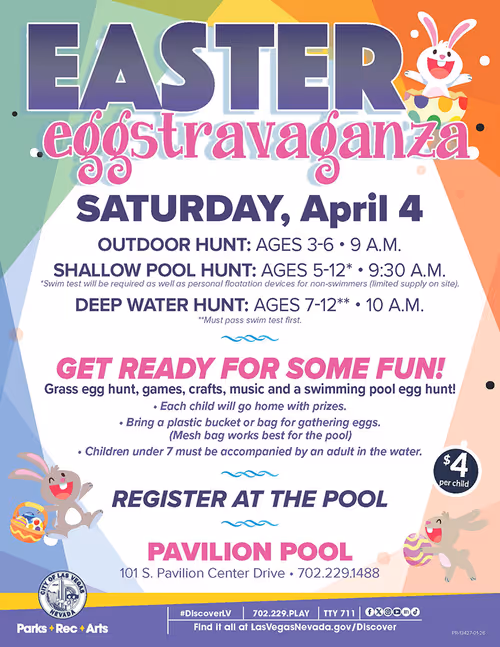 Pavilion Center Pool Easter Eggstravaganza Event Image