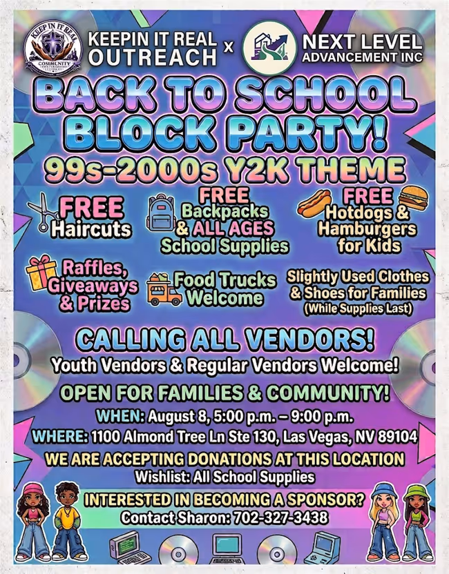 Back to school Backpack Giveaway Event Image