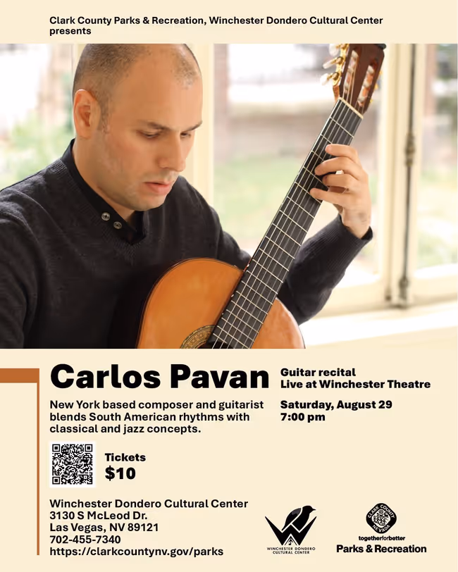 Carlos Pavan: Guitar Recital Event Image