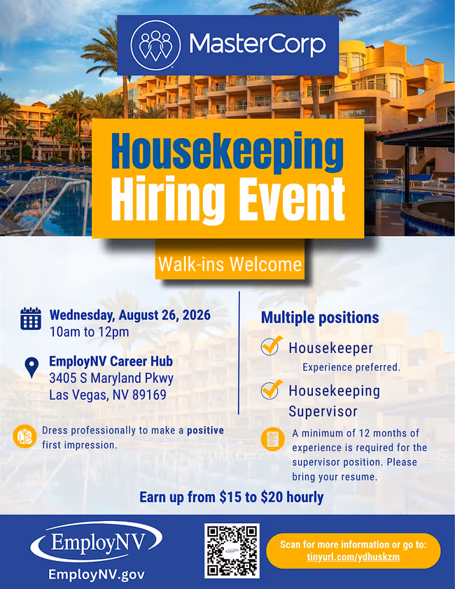 MasterCorp Hiring Event Event Image