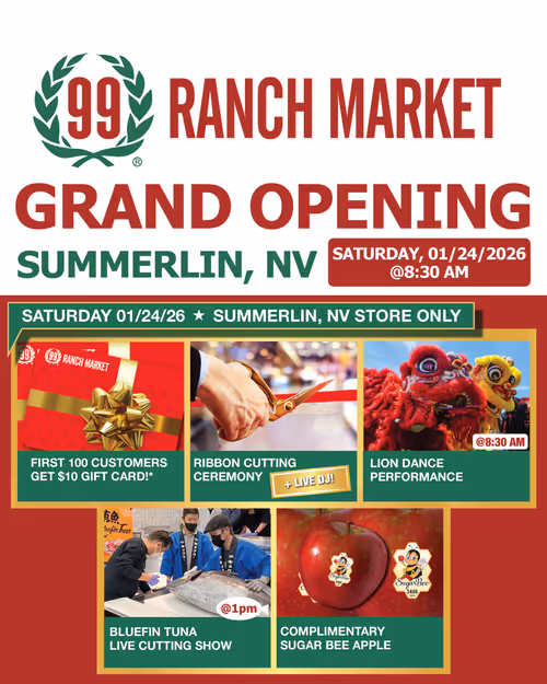 99 Ranch Market Summerlin Grand Opening Celebration Event Image