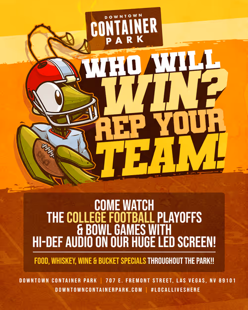 College Playoffs at container park Event Image