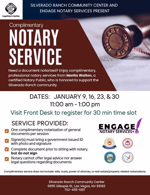 Complimentary Notary Service Event Image