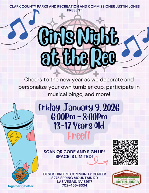 Girls Night At The Rec Event Image
