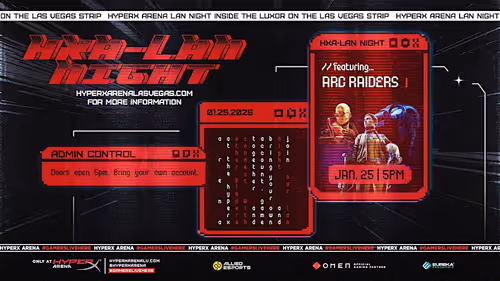 HyperX Arena LAN Night ft. Arc Raiders Event Image