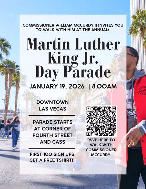 Martin Luther King Jr. Day Parade with Commissioner McCurdy Event Image