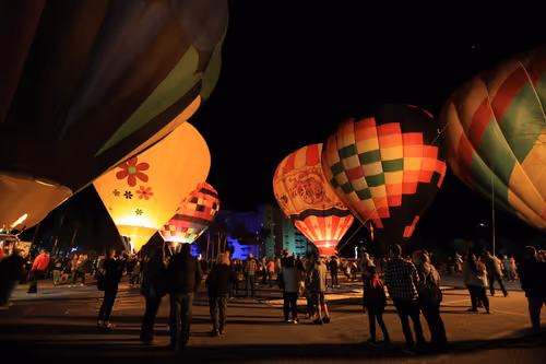 Mesquite Hot Air Balloon Festival - Night Glow-Candlestick Show Event Image