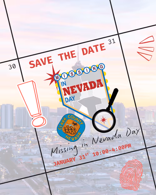 Missing in Nevada Day Event Image