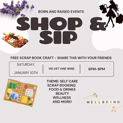 Shop & Sip Event Image
