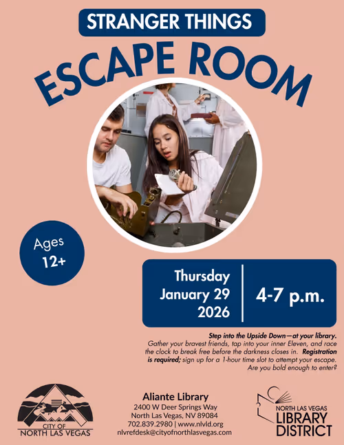 Stranger Things Escape Room Event Image