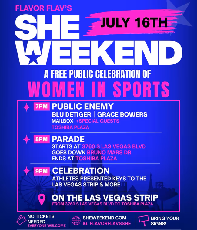 Flavor Flav's SHE WEEKEND Event Image