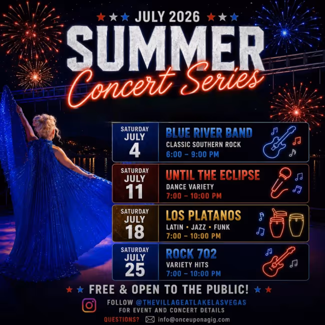 Lake Las Vegas Summer Concert Series: Until The Eclipse Event Image
