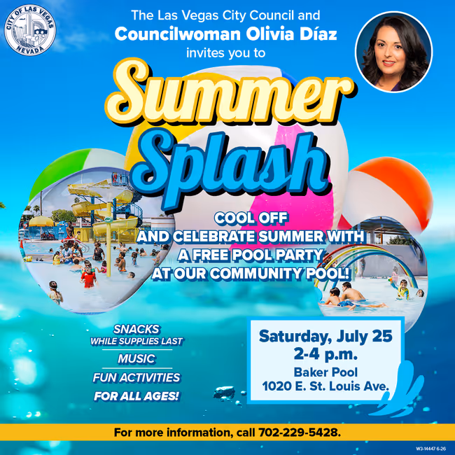 Ward 3 Summer Splash Pool Party Event Image