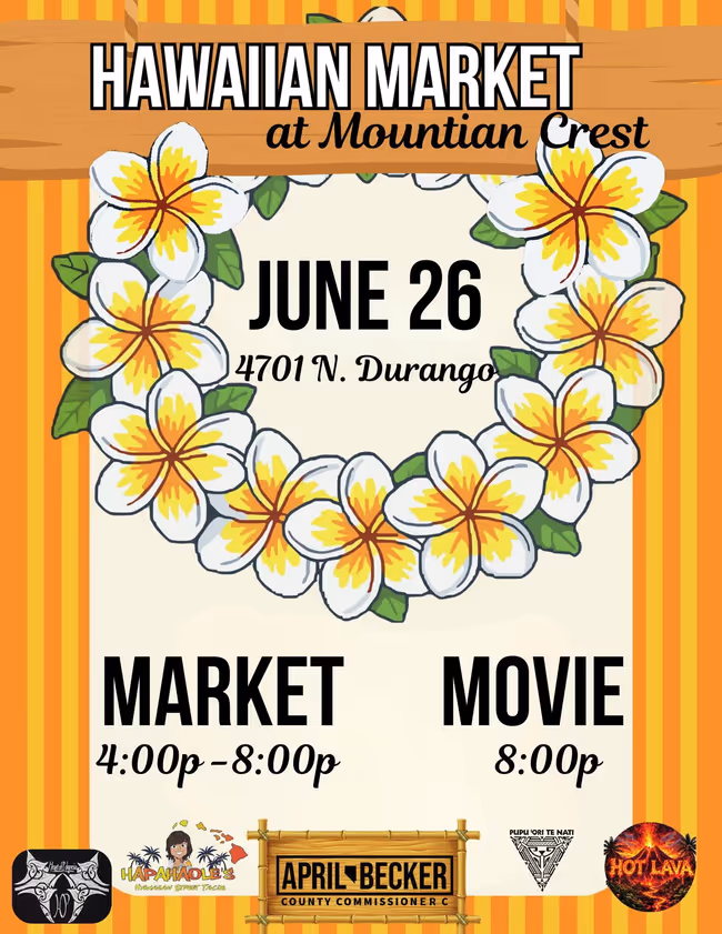 Hawaiian Market at Mountain Crest Event Image