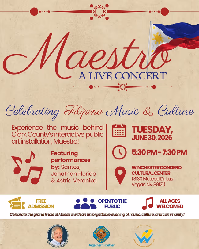 Maestro - A Live Concert Celebrating Filipino Music & Culture Event Image
