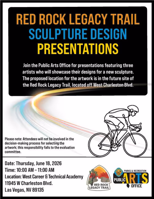 Red Rock Legacy Trail Sculpture Design Presentations Event Image