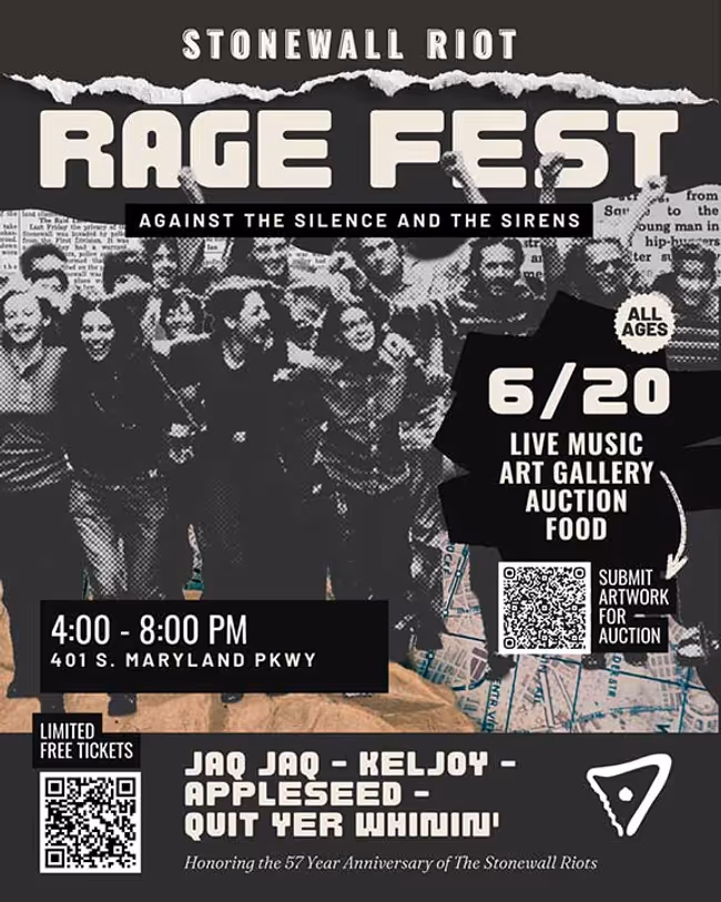 Stonewall Riot Rage Fest Event Image