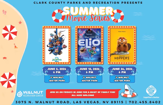 Walnut Water Park Summer Movie Series: Hoppers Event Image