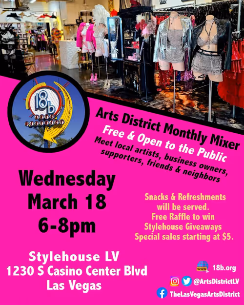 Arts District Monthly Mixer Event Image
