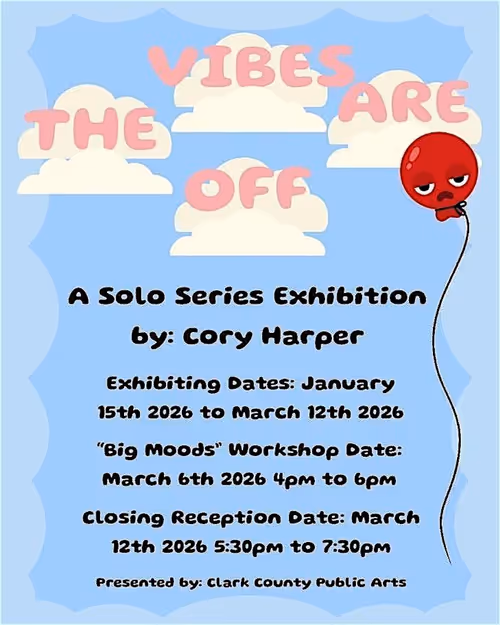 Big Moods Art Workshop by Cory Harper Event Image
