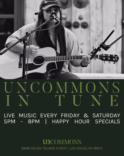 In Tune: Live Music at the UnCommons Event Image