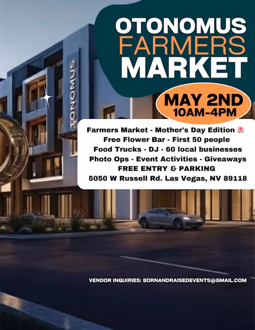 Otonomus Farmers Market - Mother's Day Edition Event Image