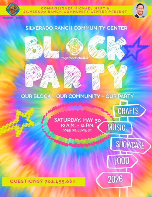 Silverado Ranch Community Center Block Party Event Image