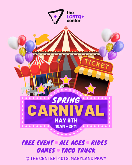 The LGBTQ+ Center’s Spring Carnival Event Image