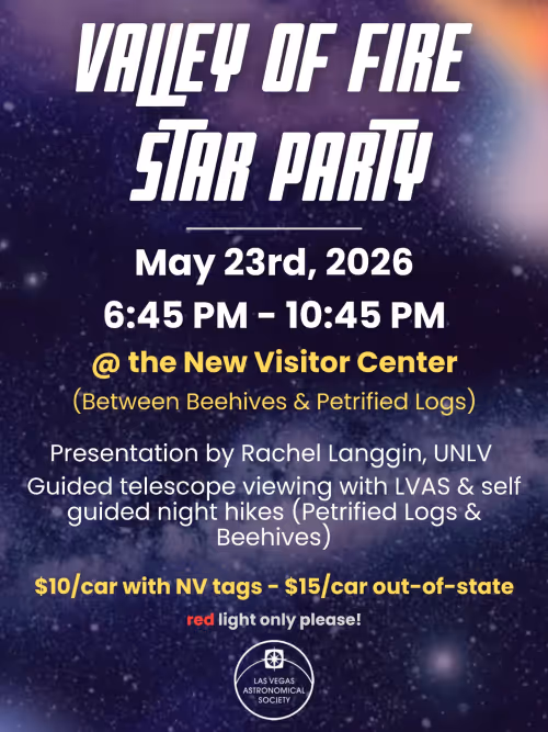 Valley of Fire Star Party Event Image