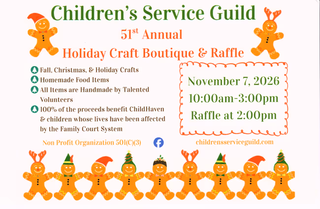 51st Annual Holiday Craft Boutique & Raffle Event Image
