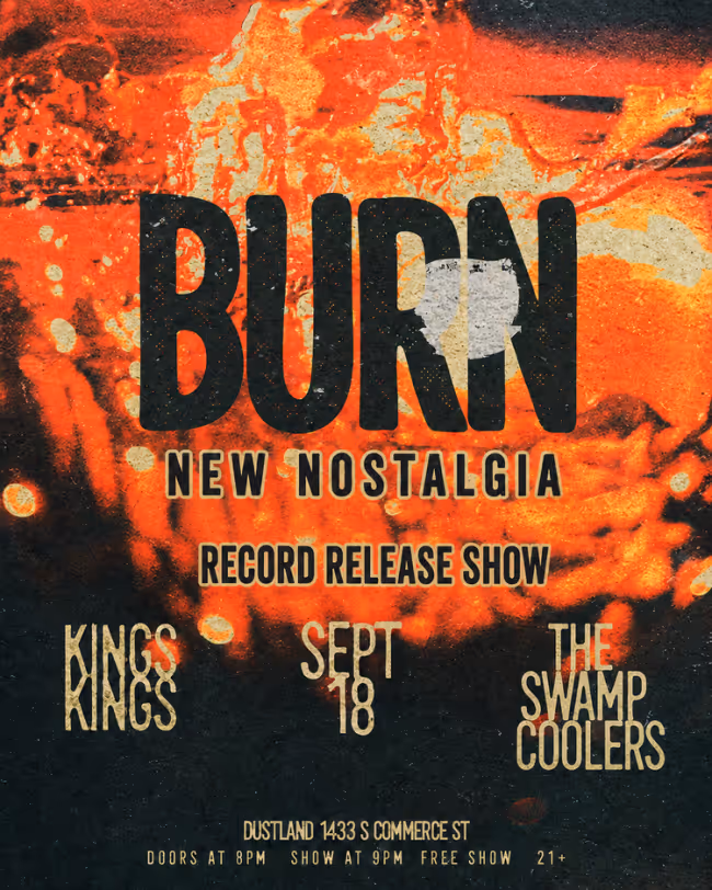 Burn Record Release Show w. The Swamp Coolers & KINGS Event Image