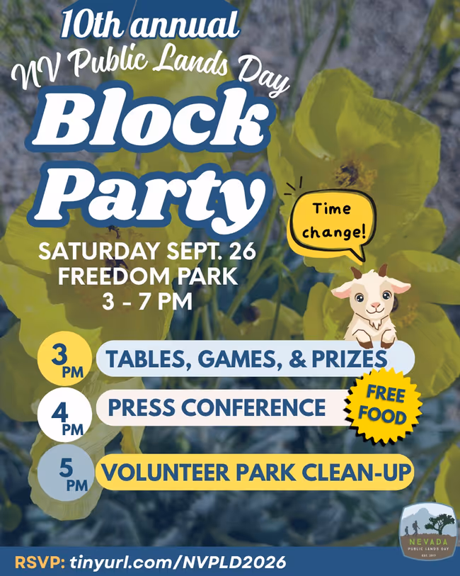 NV Public Lands Day Block Party Event Image