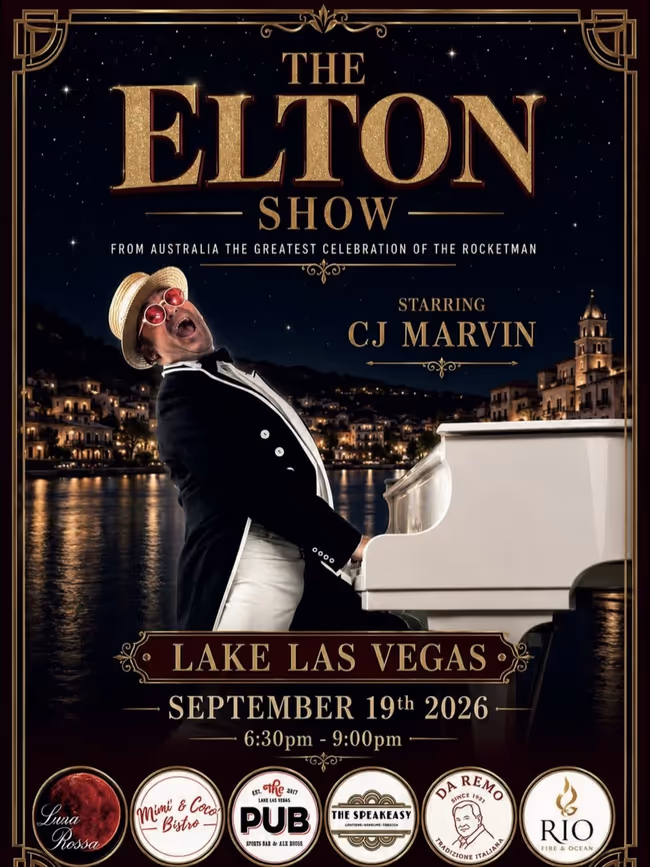 The Elton Show at Lake Las Vegas Starring CJ Marvin Event Image