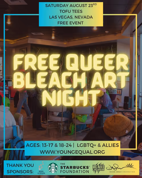 Free Queer Bleach Art Workshop Event Image