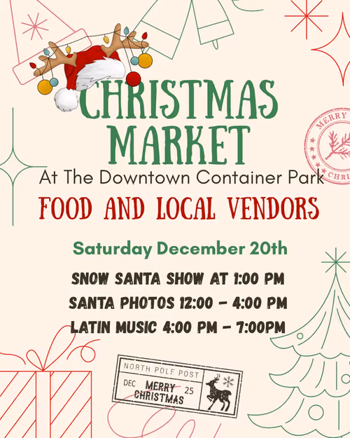 Christmas Market at Downtown Container Park Event Image