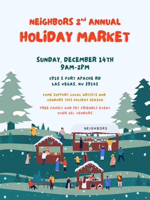 Neighbors 2nd Annual Holiday Market Event Image