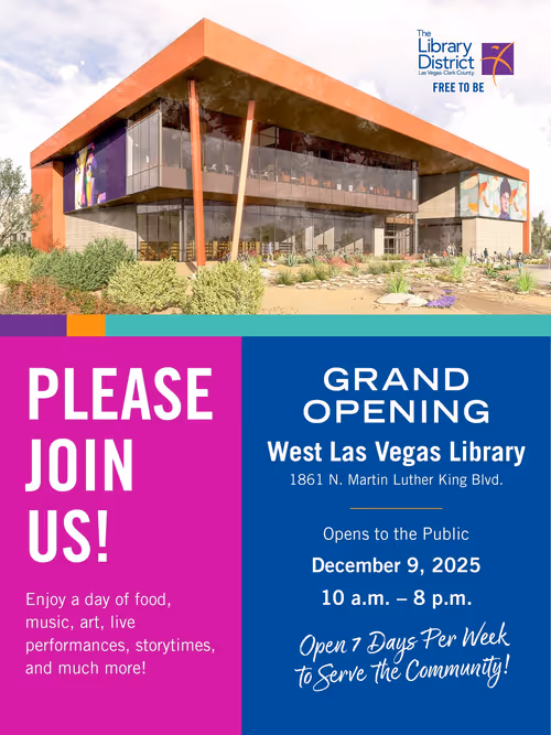 West Las Vegas Library Grand Opening Event Image